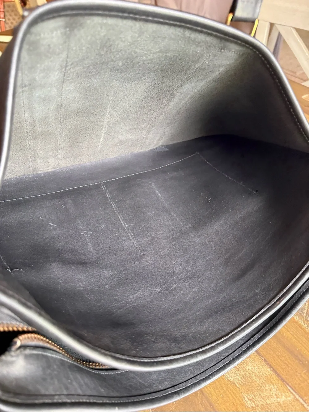 Coach Black Leather Briefcase